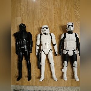 Star Wars Stormtrooper Action Figures 18 Inch Set Of 3